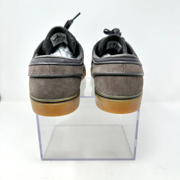 NIKE SB Zoom Stefan Janoski Shoe Men Size 10 Gray Suede Gum Sole 333824-018 - Picture 4 of 10